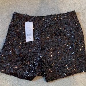 French connection sequin shorts NWT
